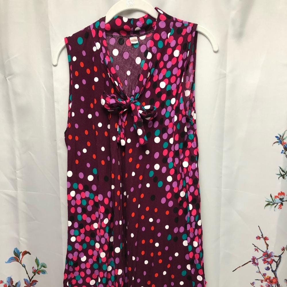 Polka dot tunic top Size Large